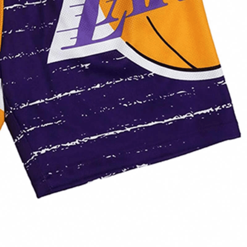 Баскетбольные шорты Mitchell Ness NBAlogo - изображение 3