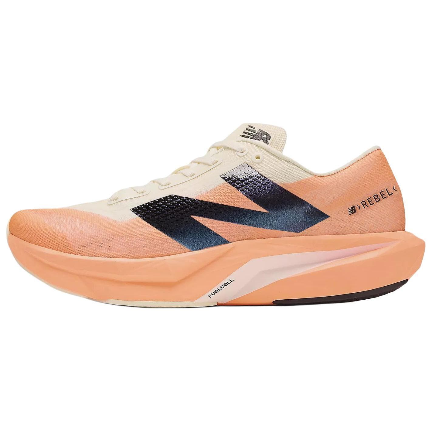 Кроссовки для бега New Balance Низкие Беговые Кроссовки Женские Оранжевые Белые - изображение 1
