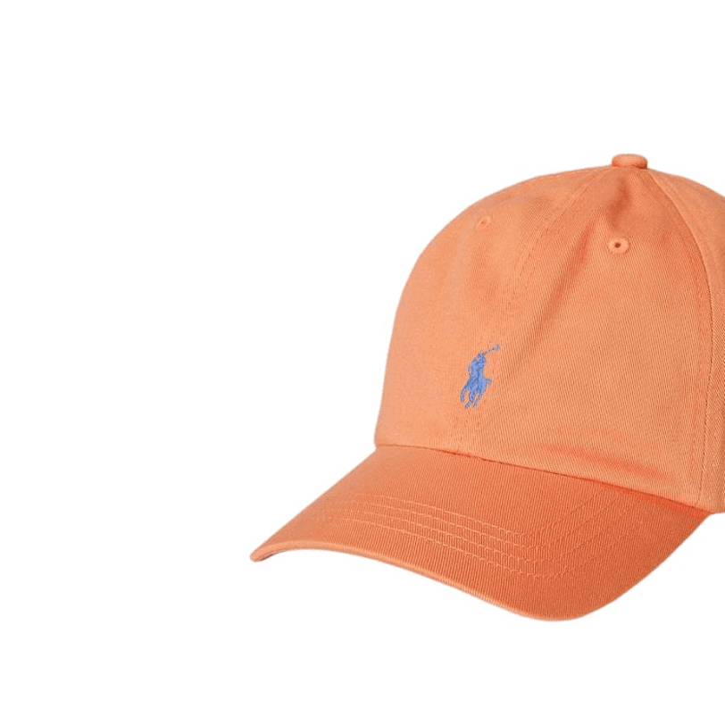 Кепка Polo Ralph Lauren Оригинальный дизайн саржевая ткань хлопковое волокно кепки для детей цвет апельсин - изображение 3