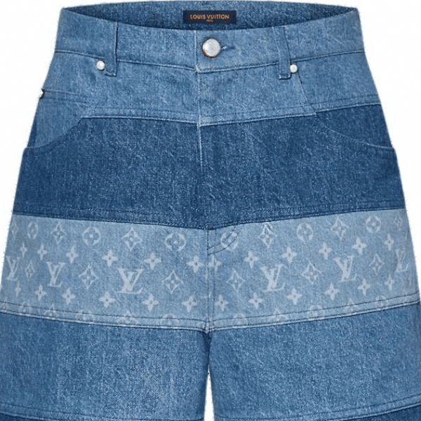 Джинсовые шорты LOUIS VUITTON FW24 Logo - изображение 6