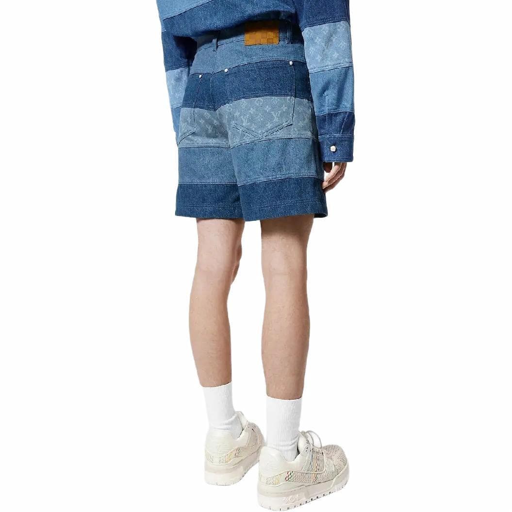 Джинсовые шорты LOUIS VUITTON FW24 Logo - изображение 4