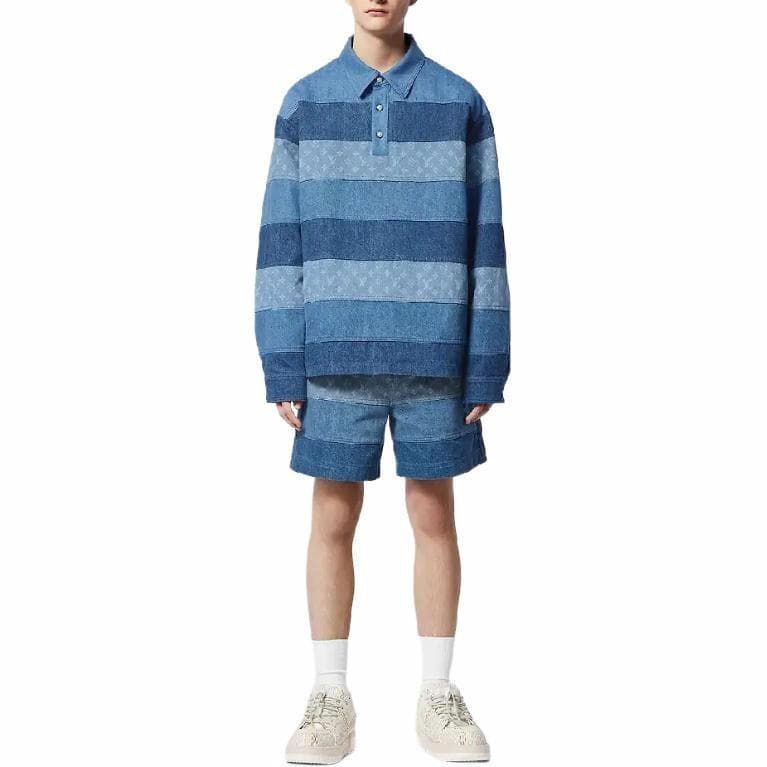 Джинсовые шорты LOUIS VUITTON FW24 Logo - изображение 3
