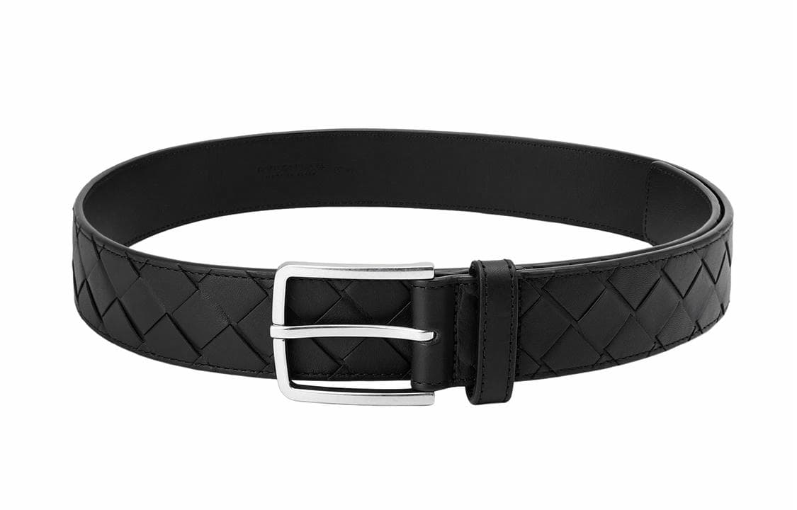 Ремень Bottega Veneta Intrecciato Belt Black 3.5cm - изображение 5
