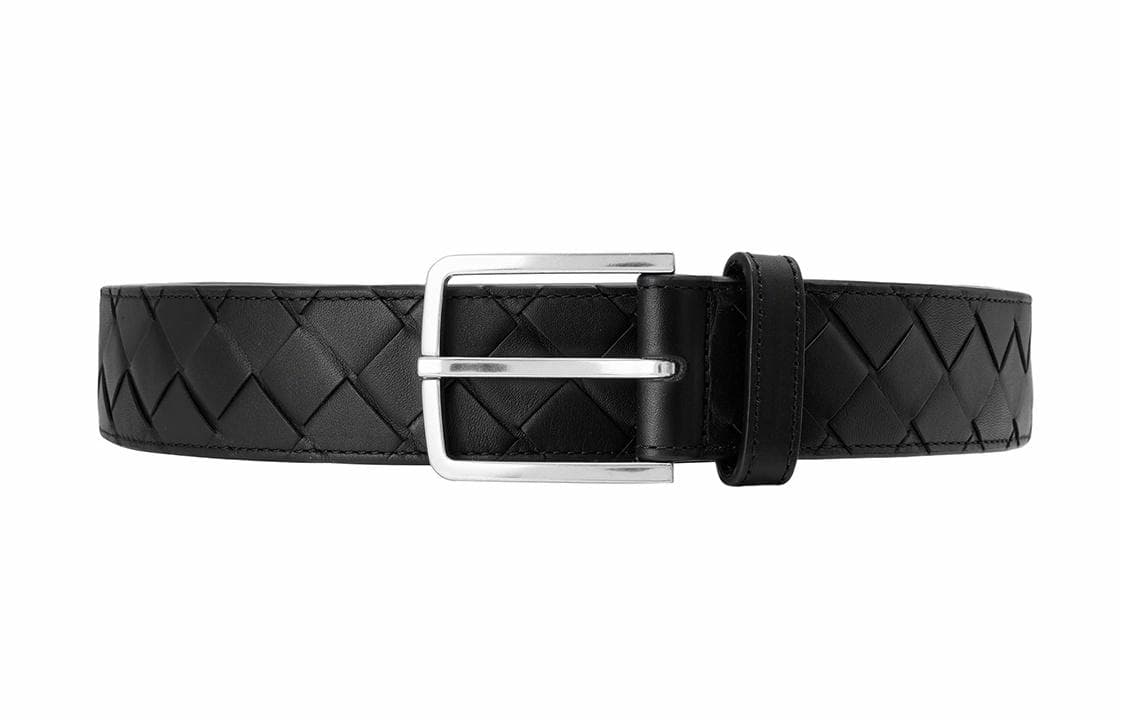 Ремень Bottega Veneta Intrecciato Belt Black 3.5cm - изображение 4