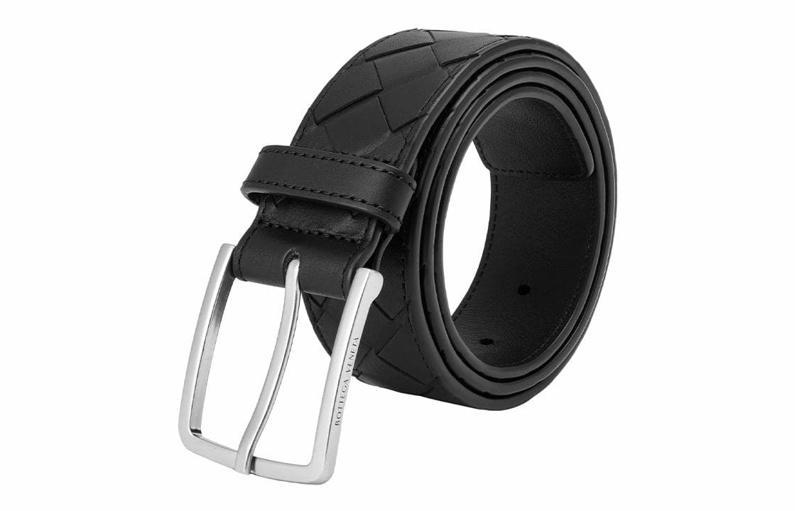 Ремень Bottega Veneta Intrecciato Belt Black 3.5cm - изображение 6