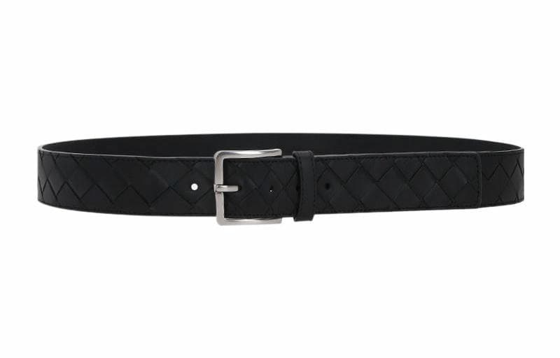 Ремень Bottega Veneta Intrecciato Belt Black 3.5cm - изображение 2