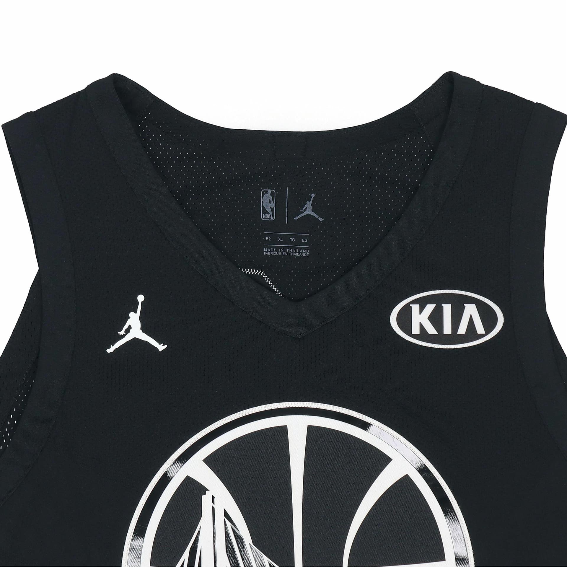 Баскетбольная майка Jordan NBA Stephen Curry All-Star Edition Authentic Jersey Black - изображение 3