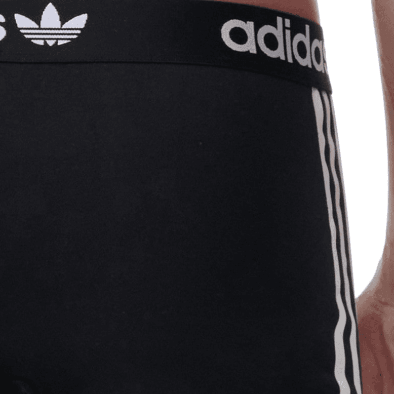 Трусы Adidas Originals Boxers Мужские 3 упаковки черные - изображение 2