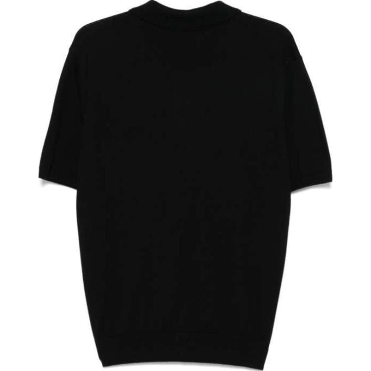 Поло A.P.C SS25 Мужская рубашка с коротким рукавом черная - изображение 2