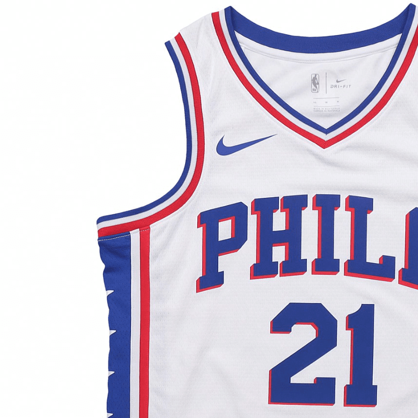 Баскетбольная майка Nike NBA Jersey Embiid 21 Home White - изображение 3