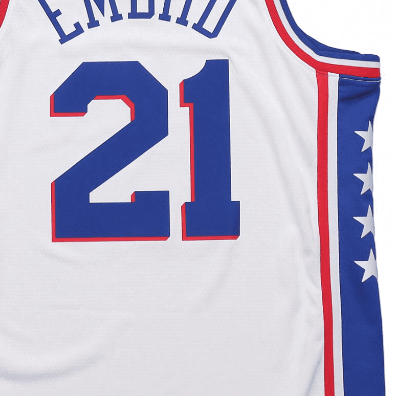 Баскетбольная майка Nike NBA Jersey Embiid 21 Home White - изображение 4
