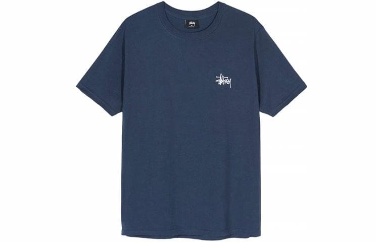 Футболка Stussy Basic Tee Navy - изображение 2