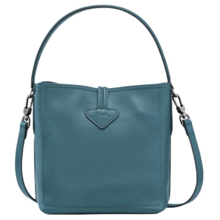 Сумка LONGCHAMP Le Roseau Коровья кожа Одно плечо Сумка Женские Павлине-синий - изображение 2