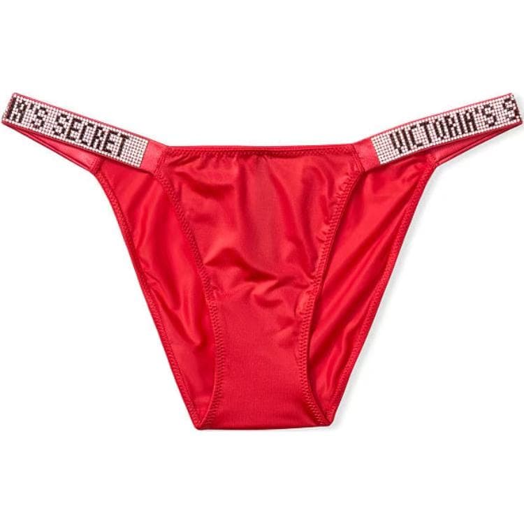 Трусы Victoria's Secret Женское нижнее белье 1 упаковка красное - изображение 1
