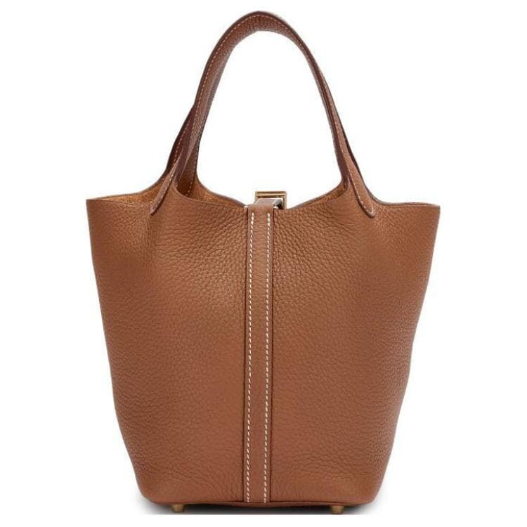 Сумка HERMES Picotin Lock 18 Clemence 18 37 Gold - изображение 2
