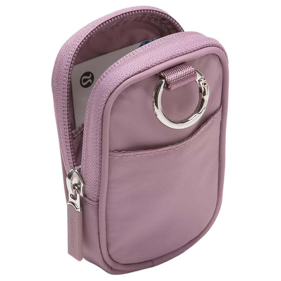 Ключница Lululemon Clippable Nano Нейлон Ключница Унисекс Лаванда - изображение 3