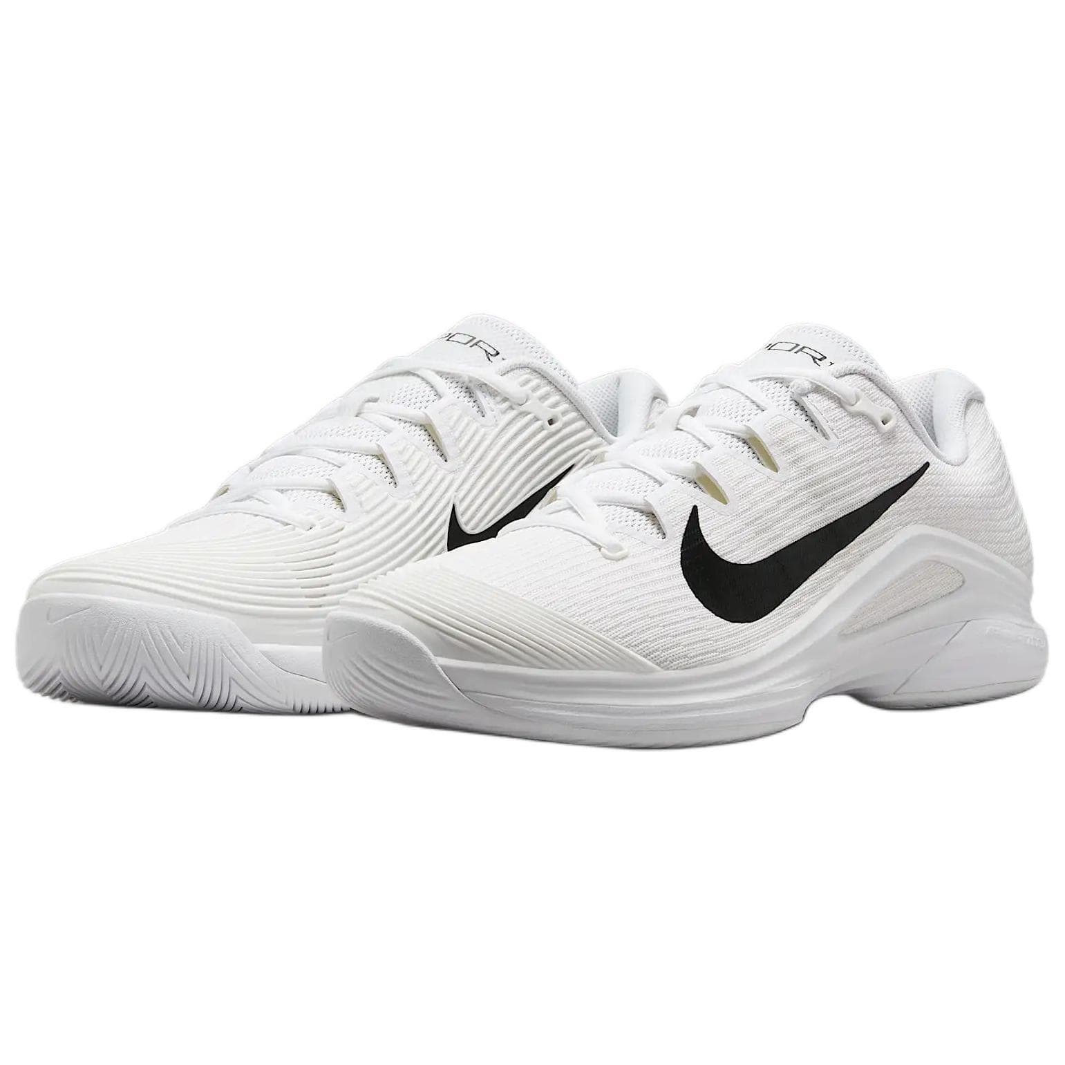 Кроссовки для тенниса Nike Vapor 12 Ткань Удобный Low Топ Кроссовки для тенниса Мужской Белый черный - изображение 3