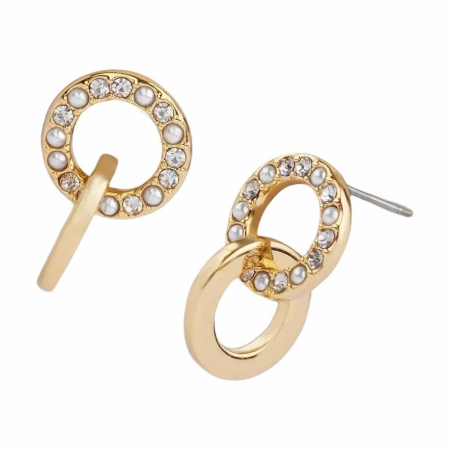 Серьги COACH Hollow Pendant Earrings Gold - изображение 3