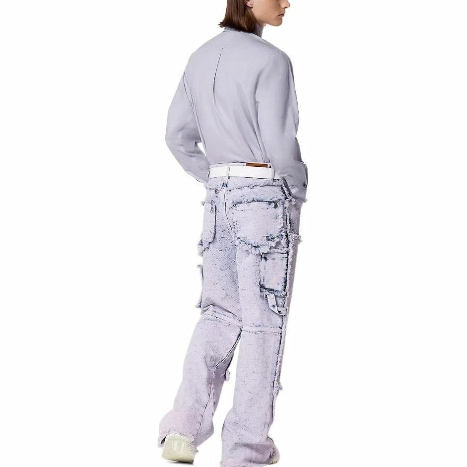 Штаны Louis Vuitton SS23 Purple Jeans - изображение 3