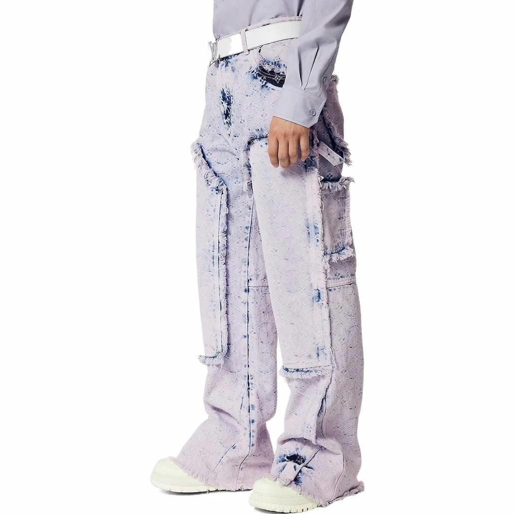 Штаны Louis Vuitton SS23 Purple Jeans - изображение 4
