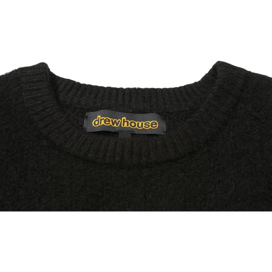 Кофта Drew House FW21 logo Drew Script Sweater Black Logo - изображение 3