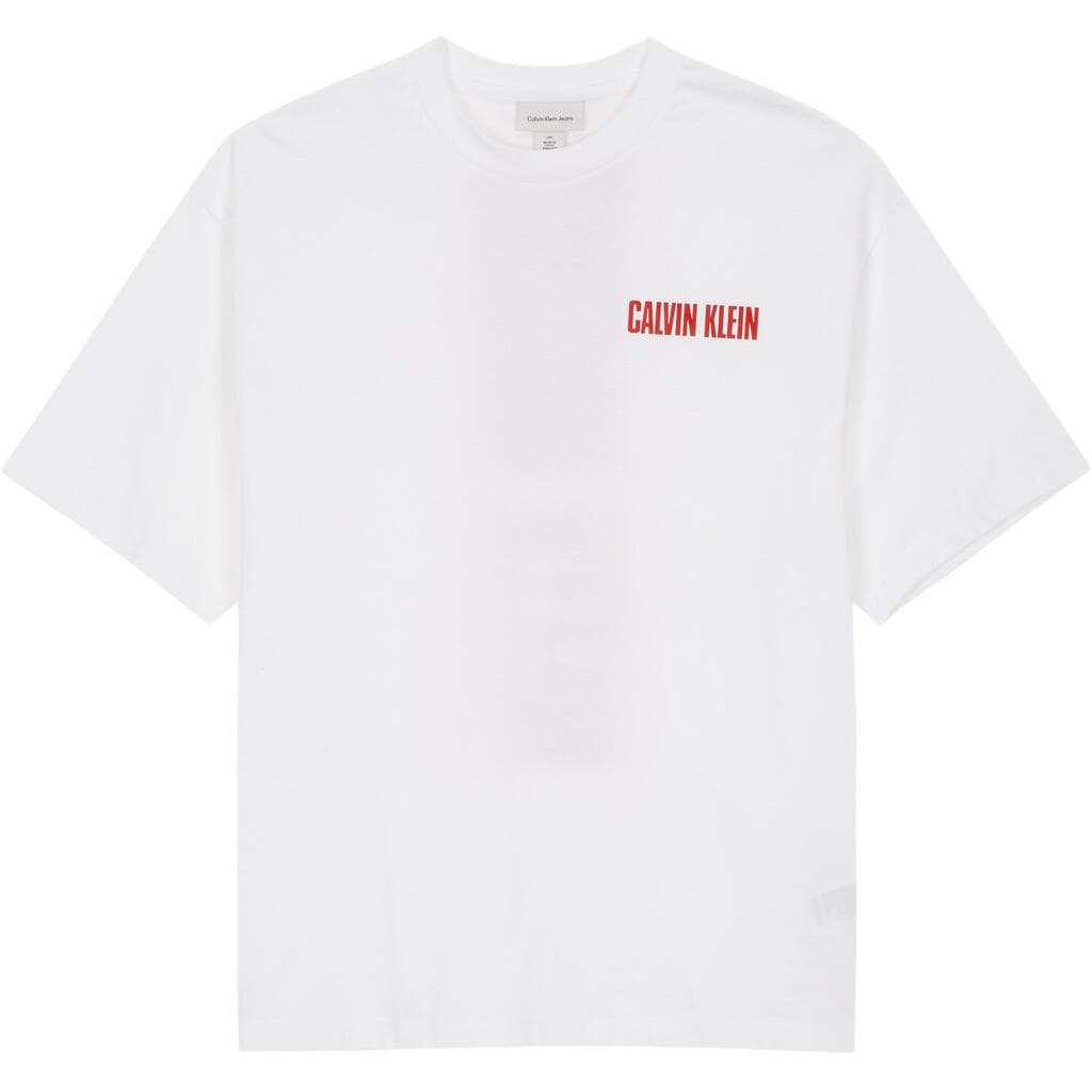 Футболка Calvin Klein SS25 T Рубашка Мужская Белая - изображение 2