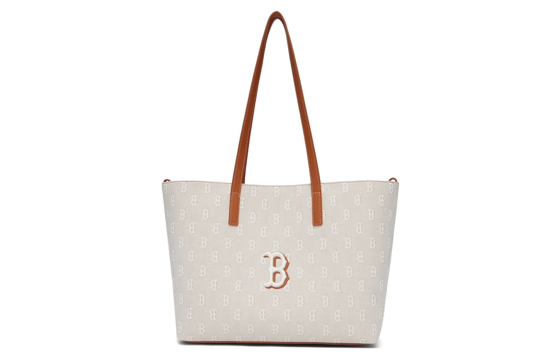 Мини-сумка MLB MONOGRAM Коллекция Boston Red Sox Хлопковая Сумка на плечо Сумка-тоут Сумка для ноутбука Студенческая Женская - изображение 1