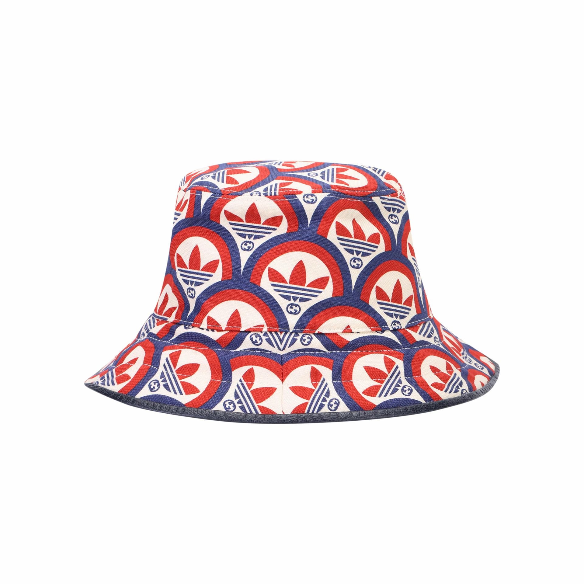 Панама Gucci x Adidas Bucket Hat Blue/Red - изображение 4