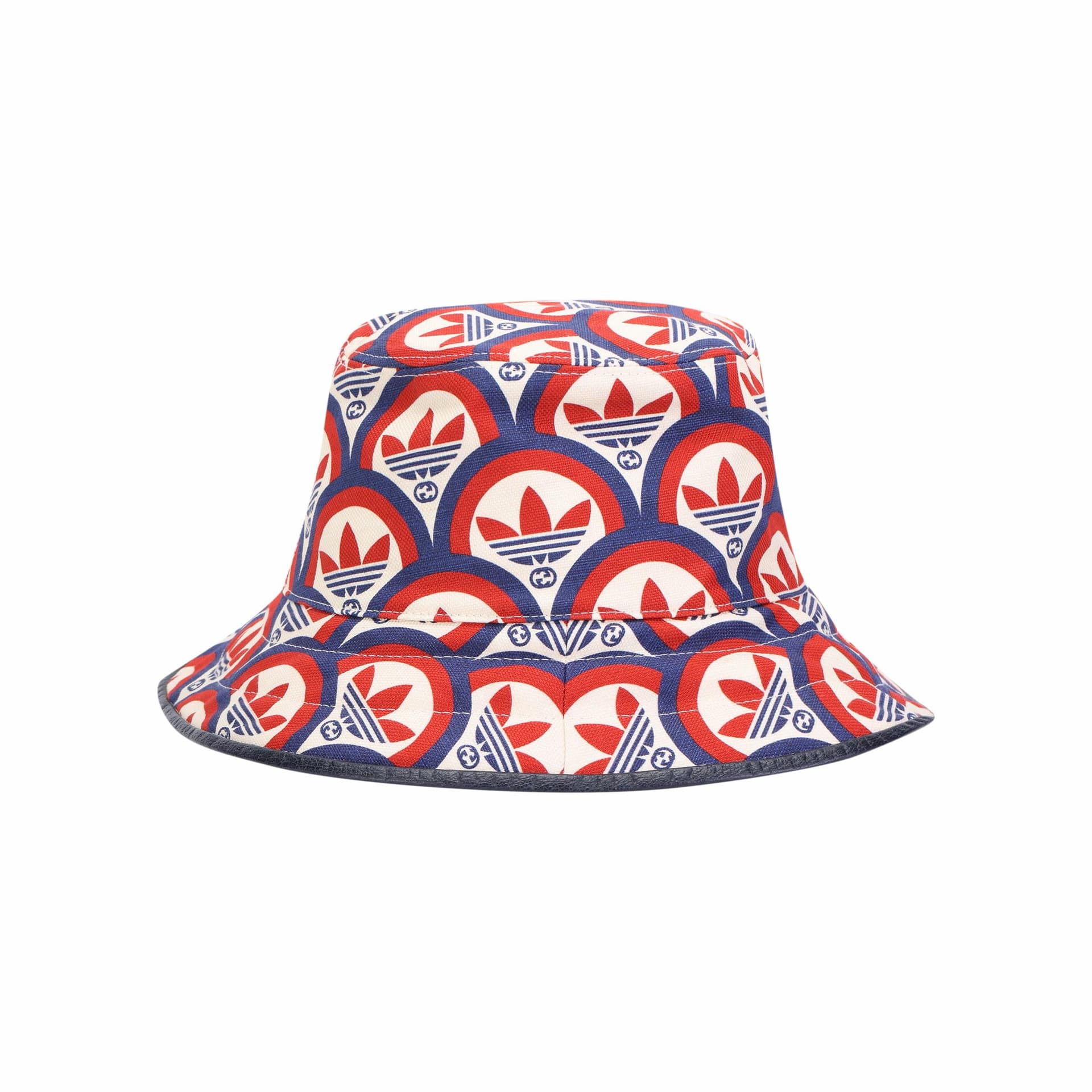 Панама Gucci x Adidas Bucket Hat Blue/Red - изображение 3