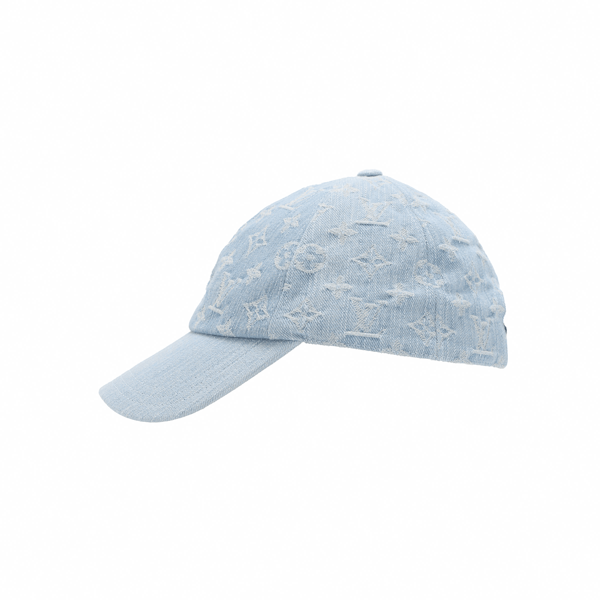 Кепка Louis Vuitton Logo Print Cap Light Blue - изображение 2