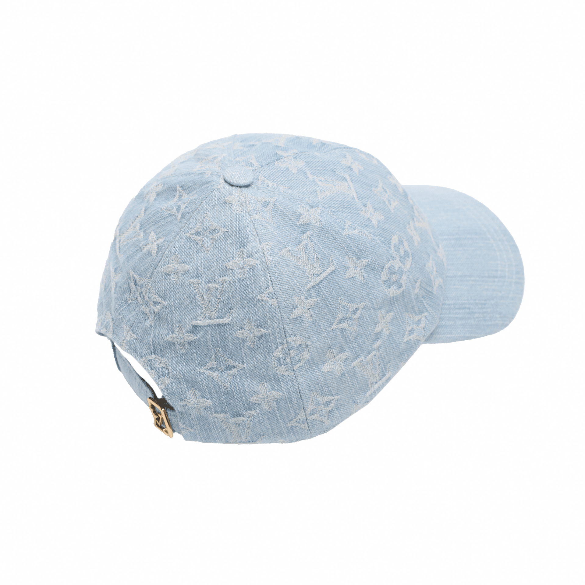 Кепка Louis Vuitton Logo Print Cap Light Blue - изображение 4