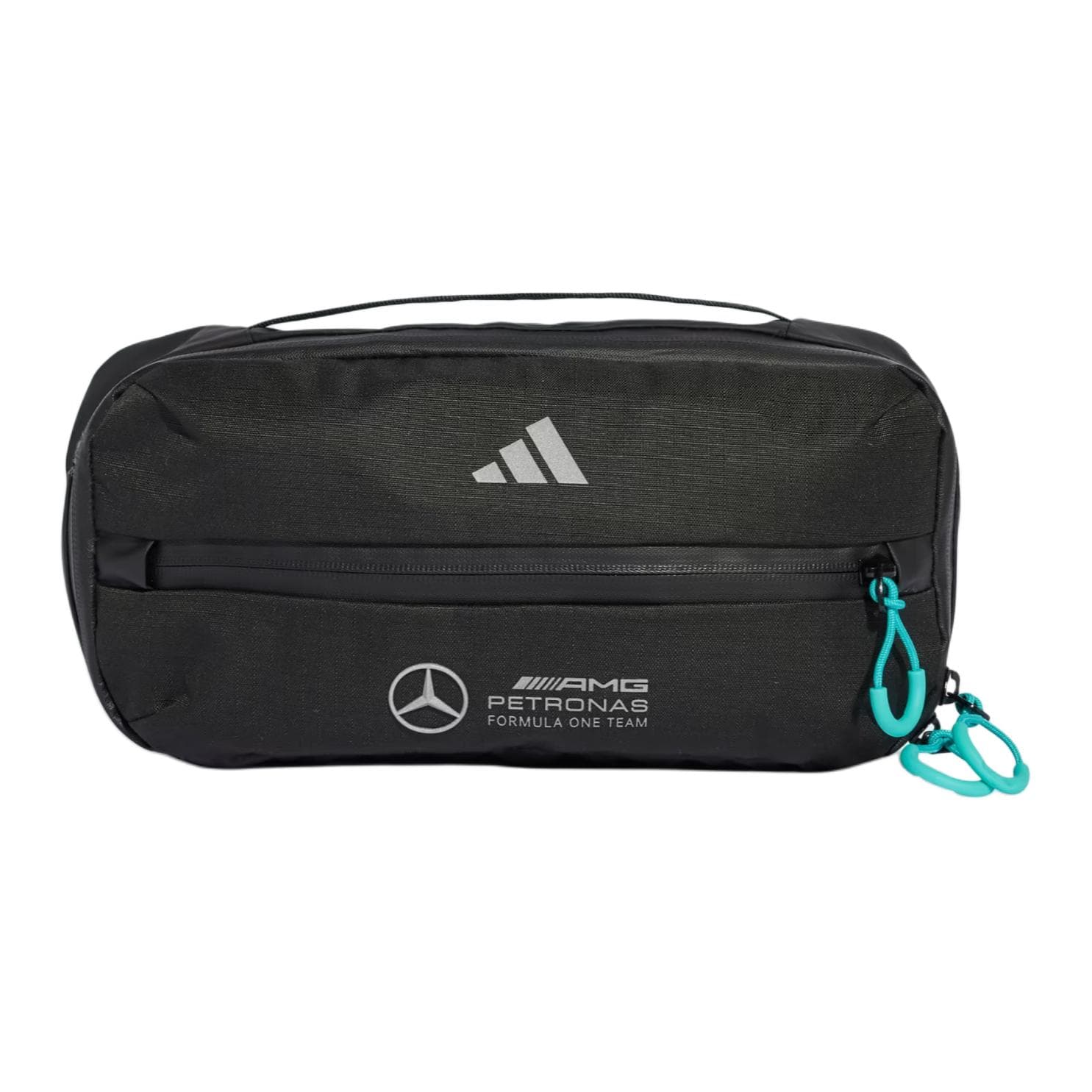 Поясная сумка Adidas Motorsports Переработанная полиэстеровая поясная сумка (бандана) унисекс черного цвета - изображение 1