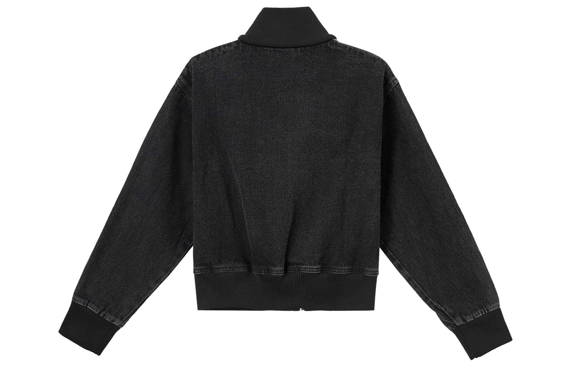 Куртка Adidas Originals Adicolor Куртки и Пальто Женские Джинсовый Черный - изображение 2