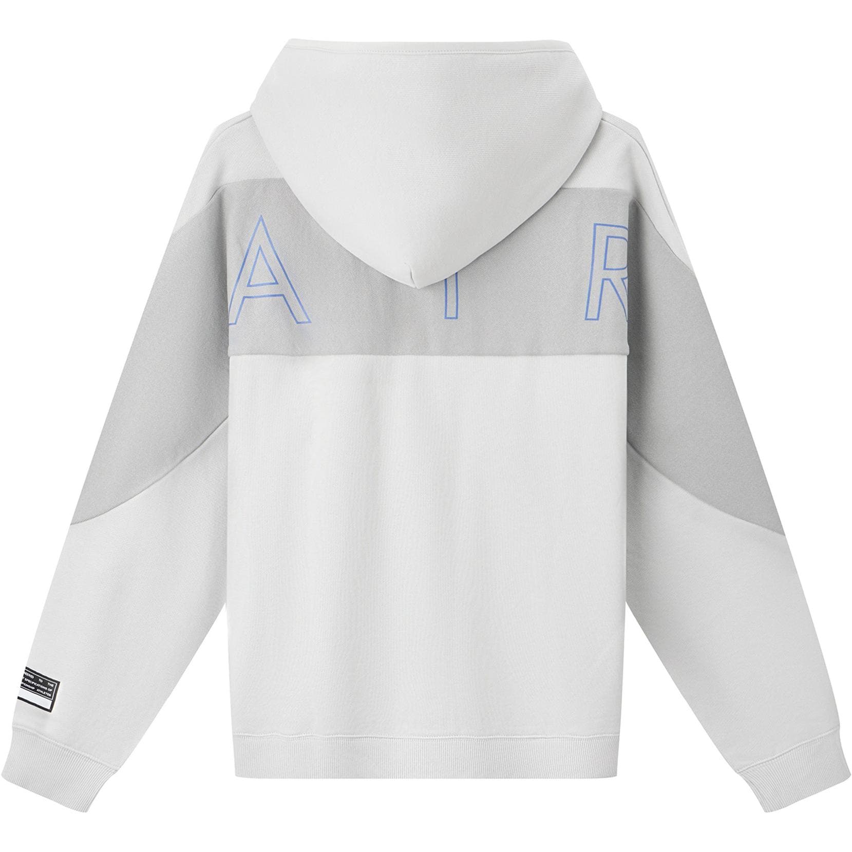 Кофта Nike Air Удобный Теплый С флисовой подкладкой Кардиган С капюшоном Свитшот Мужской Фотонно-серый - изображение 2