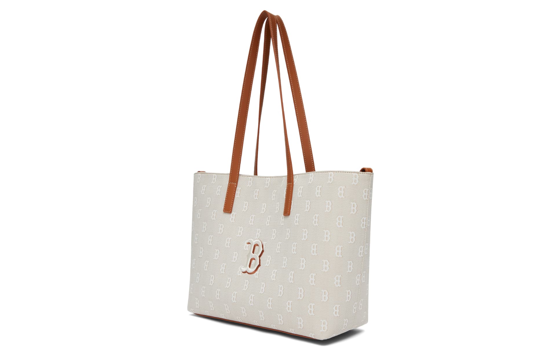 Мини-сумка MLB MONOGRAM Коллекция Boston Red Sox Хлопковая Сумка на плечо Сумка-тоут Сумка для ноутбука Студенческая Женская - изображение 3