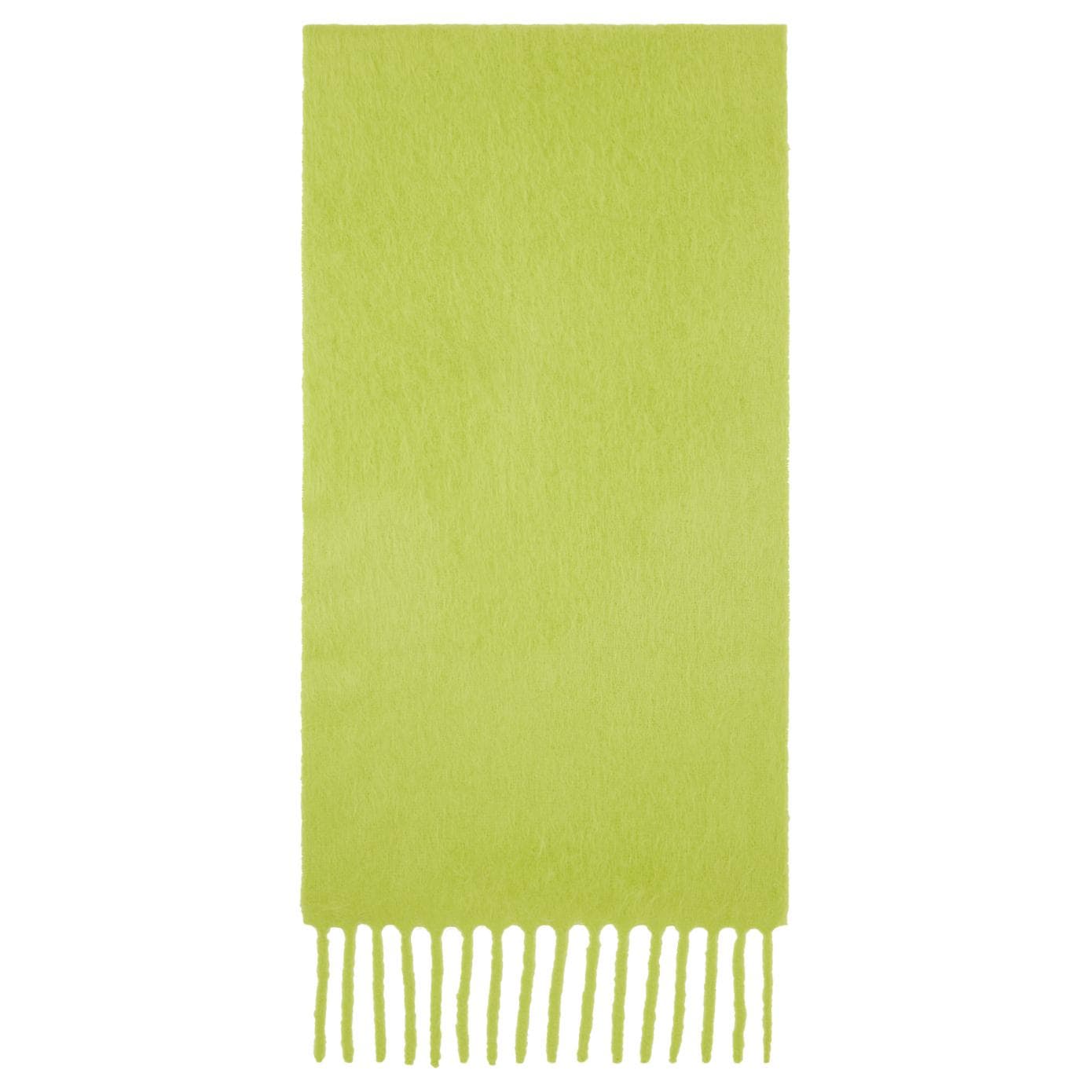 Шарф Acne Studios Альпака Нейлоновые Вязаные Шарфы Унисекс Зеленый - изображение 2