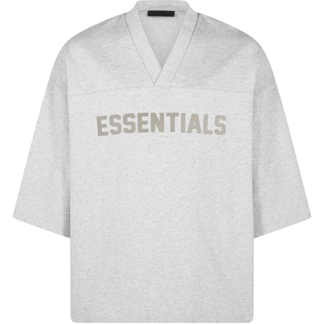 Футболка Fear of God Essentials SS24 drop2 Football Tee VT Light Heather Grey - изображение 2