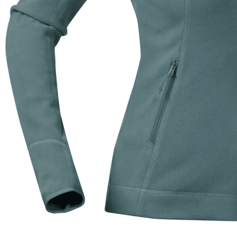 DECATHLON Флис Одежда Женская Ледяной Синий Зеленый - изображение 3