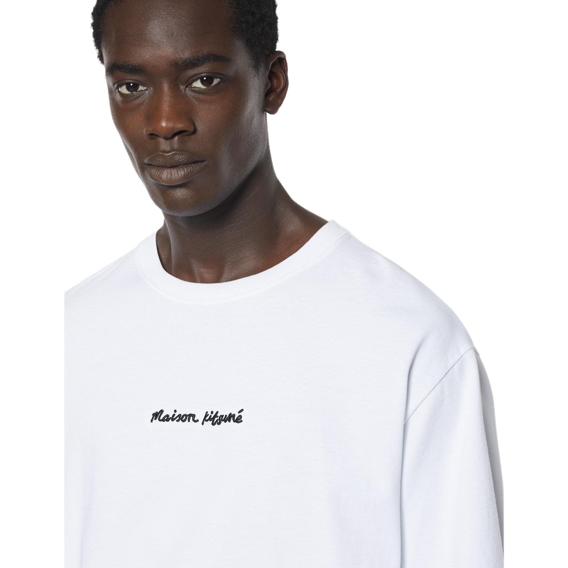 Футболка Maison Kitsune SS25 T Рубашка Мужская Белая - изображение 3