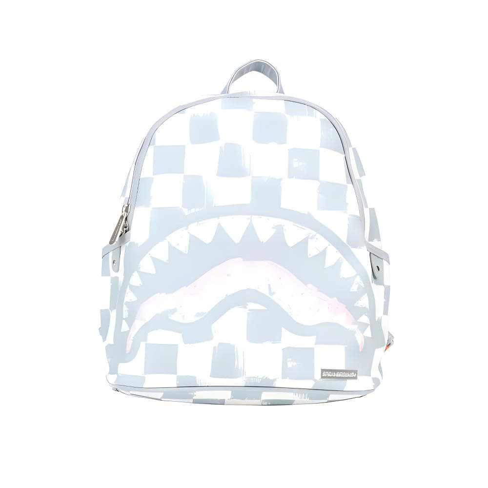 Рюкзак SPRAYGROUND ПВХ (поливинилхлорид) Рюкзак Средний Унисекс Серый Белый - изображение 1