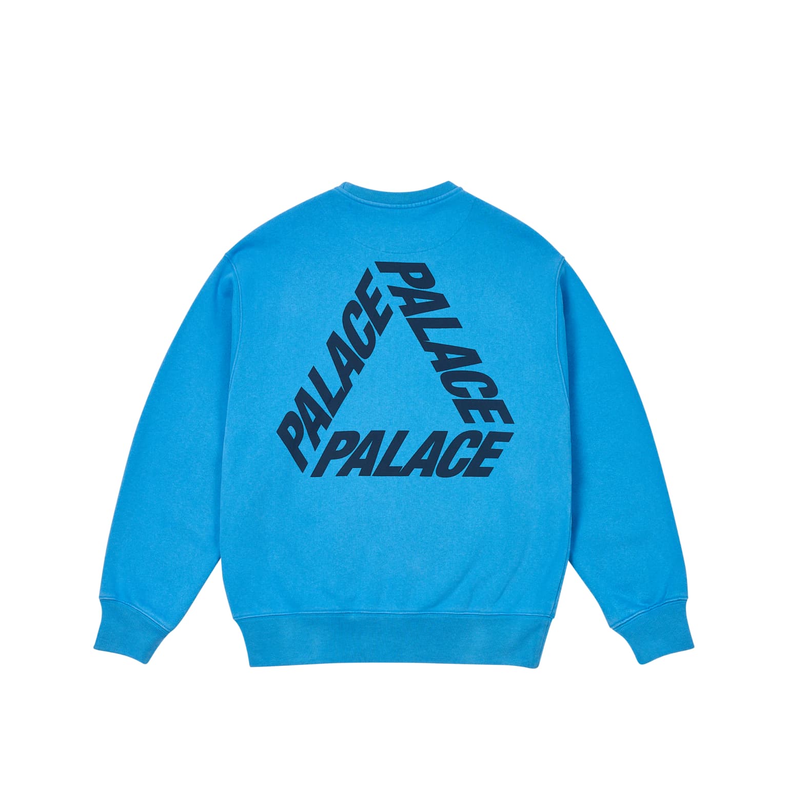 Кофта PALACE SS25 Drop5 PIGMENT P3 CREW SWEATSHIRT Унисекс Океан Синий - изображение 2