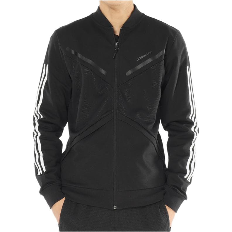Куртка Adidas Neo Мужские Черные Куртки - изображение 4
