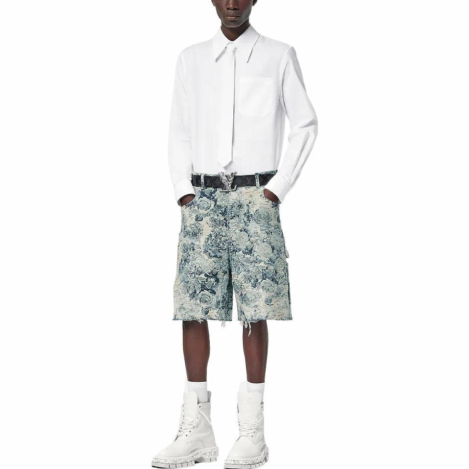 Джинсовые шорты LOUIS VUITTON LV FW22 - изображение 3