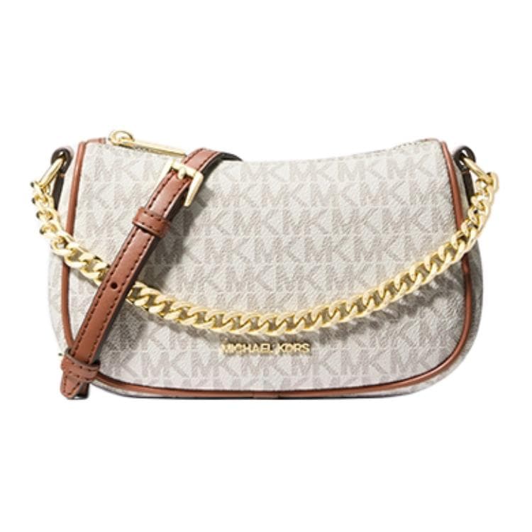 Мини-сумка MICHAEL KORS CARMELA Искусственная кожа Сумка через плечо Маленькая женская плечевая сумка Ванильный белый - изображение 1