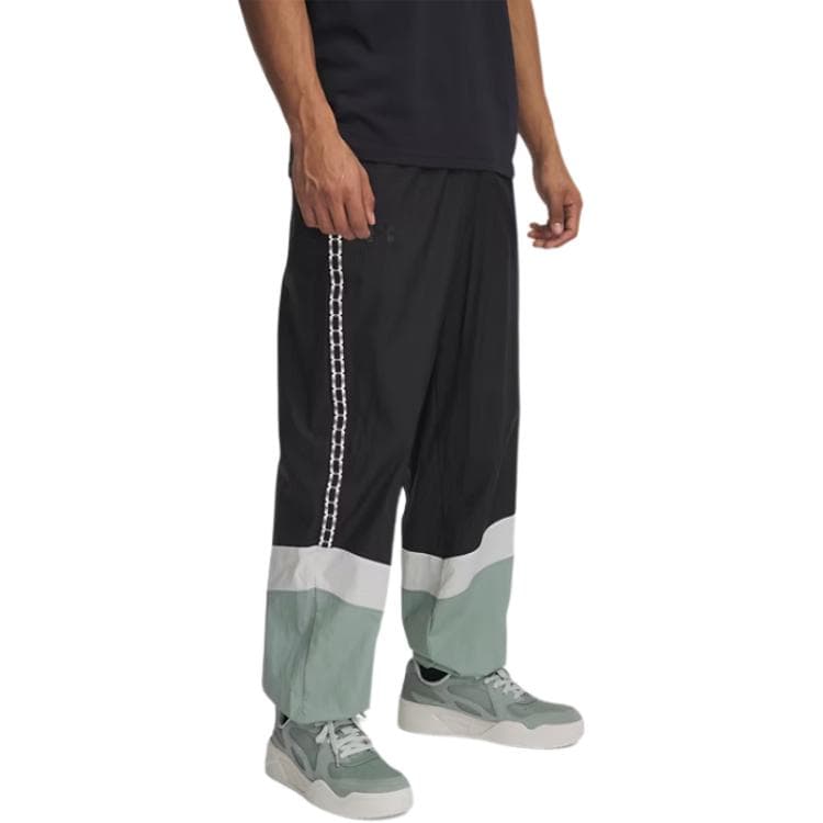Штаны Under Armour SS25 Вязаные тренировочные брюки мужские черные - изображение 2