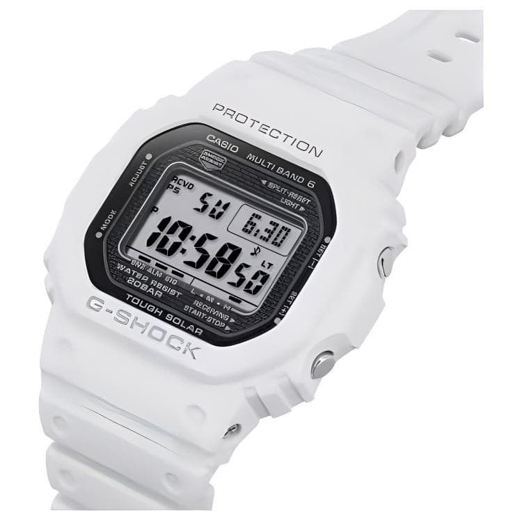 Часы CASIO 5000 Collection Солнечный механизм Смола Шнуровка Часы Мужские Серый циферблат - изображение 3