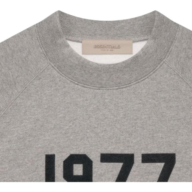 Худи Fear of God Essentials 1977 SS22 Crewneck Dark Oatmeal Logo - изображение 3