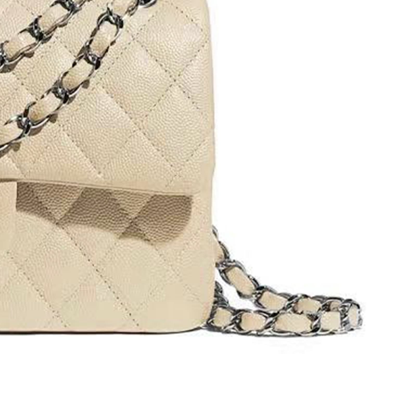 Сумка через плечо Chanel Quilted Calfskin Shoulder Bag Beige - изображение 3