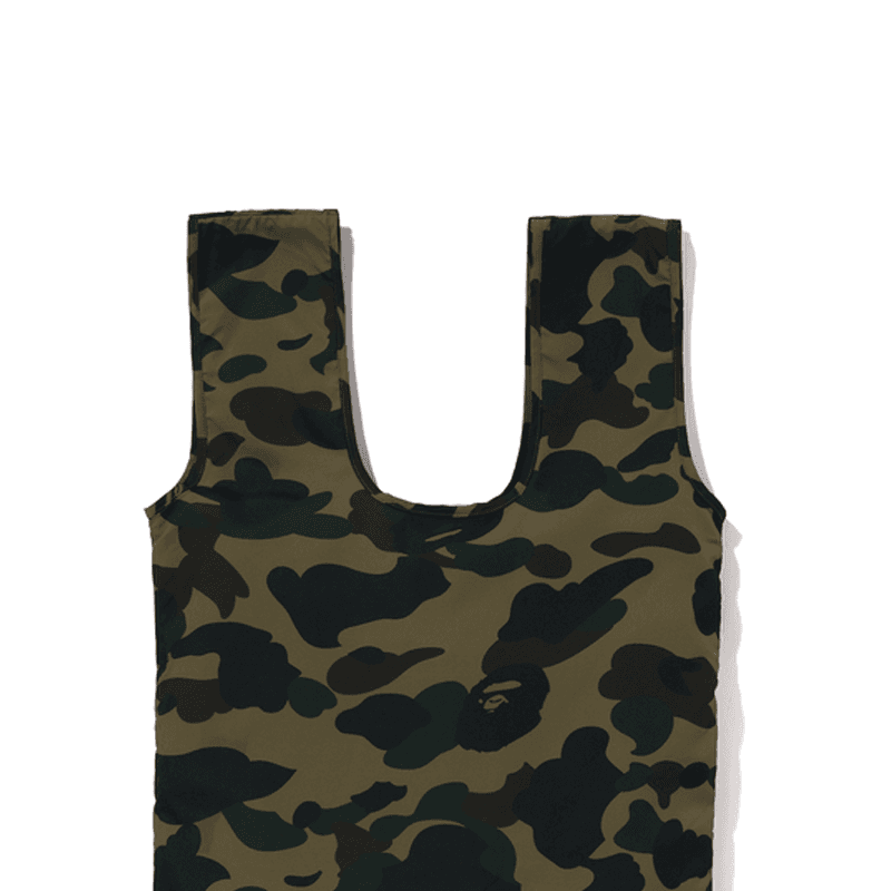 Сумка A BATHING APE NANGA Коллаборация Полиэстеровая ткань Сумка для покупок Стандартная (Стандартная) Унисекс Зеленая - изображение 5
