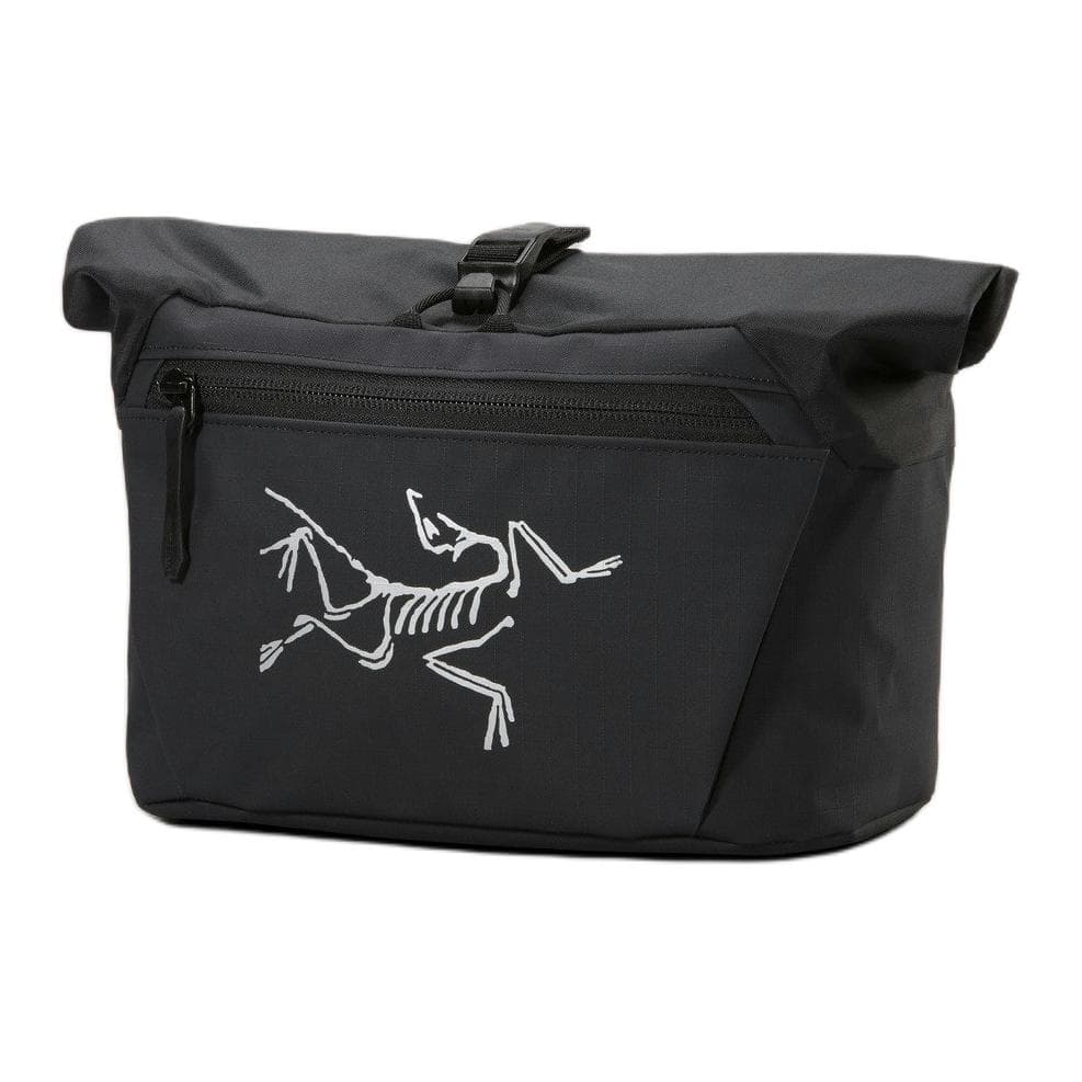 Arcteryx 3,5L Logo Sports Handbag Сумка походная Переработанный нейлон Черный Мужской - изображение 2